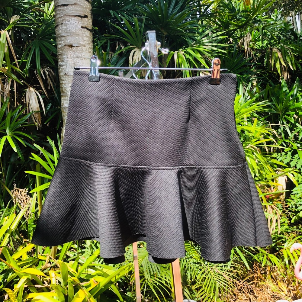 Peplum Mini Skirt